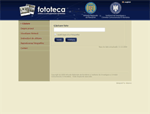 Tablet Screenshot of fototeca.iiccr.ro